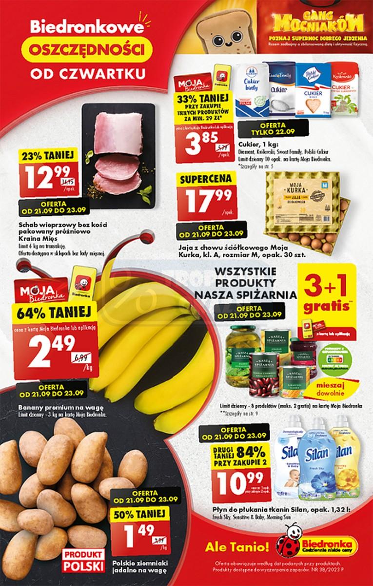 Gazetka promocyjna Biedronka str. 1