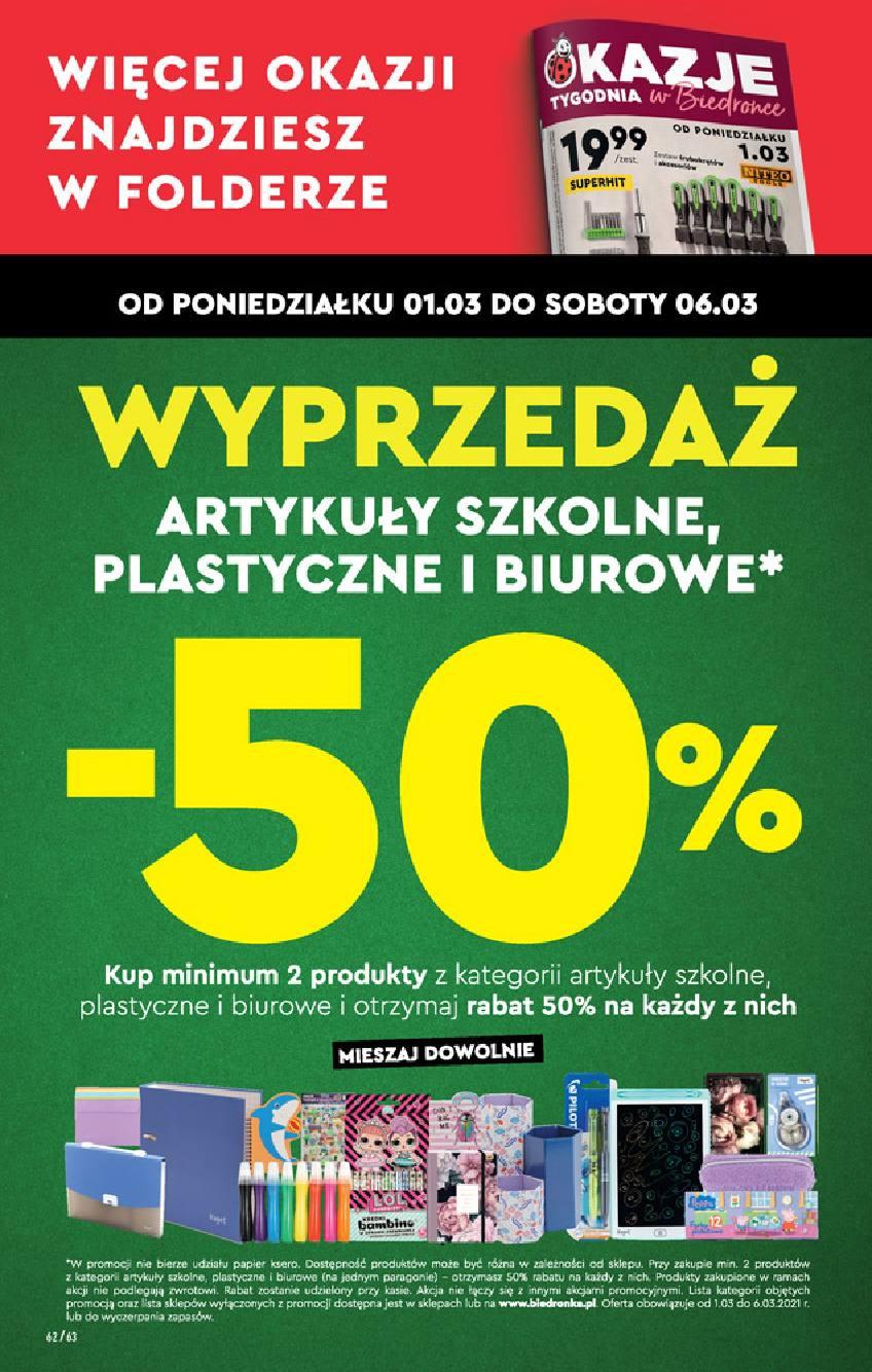Gazetka promocyjna Biedronka str. 62