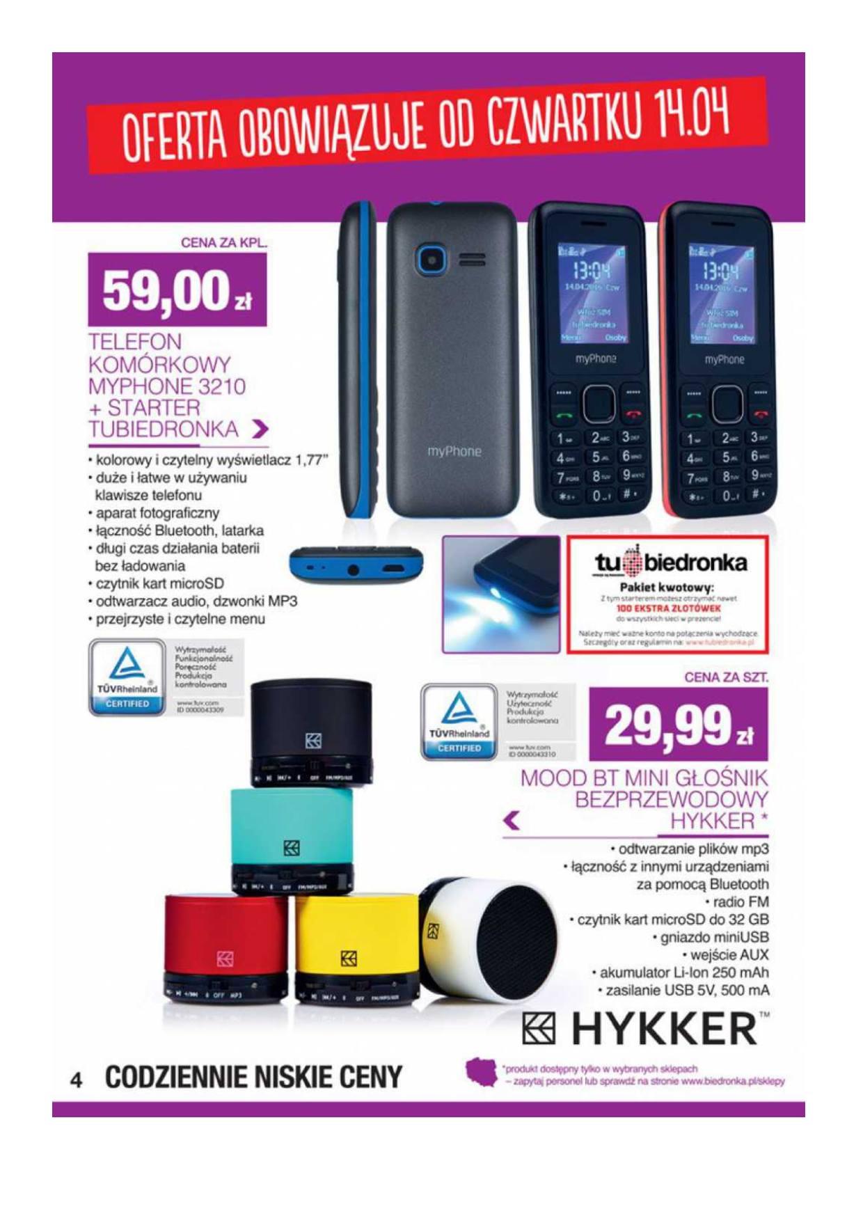 Gazetka promocyjna Biedronka str. 4