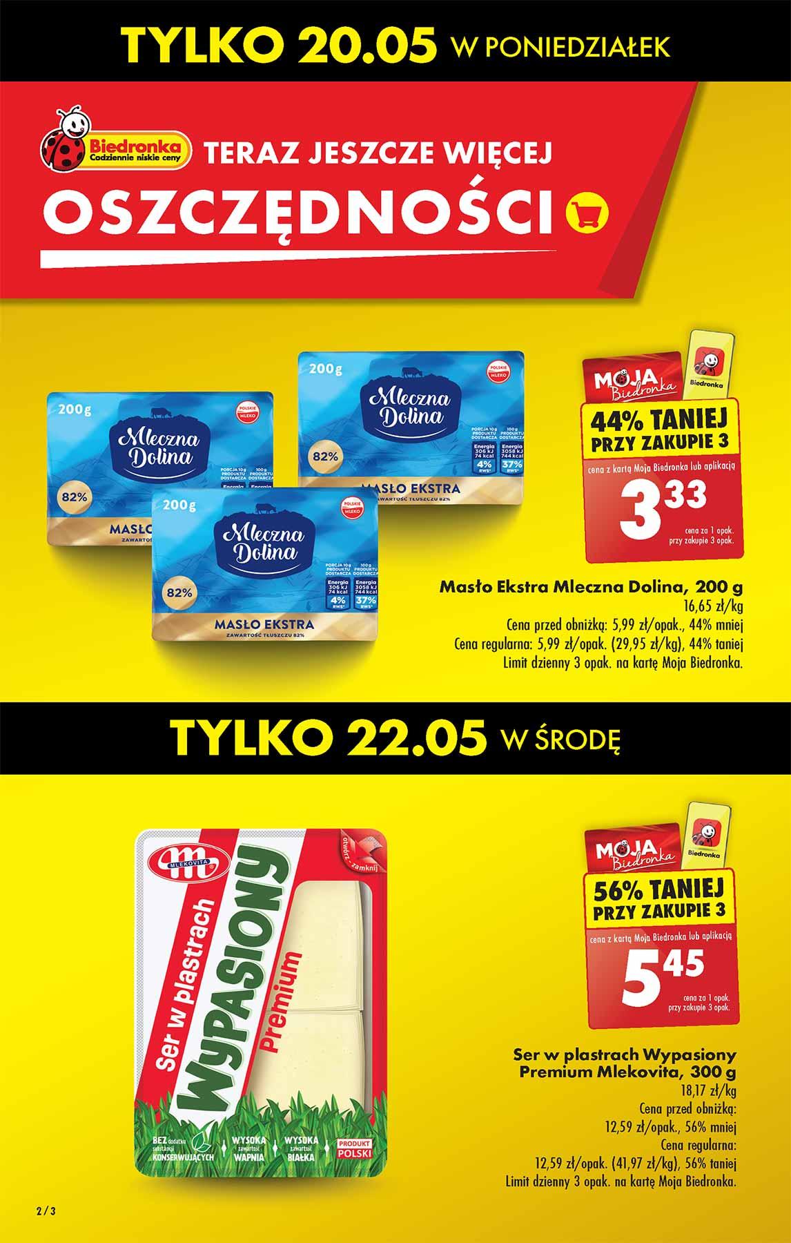 Gazetka promocyjna Biedronka str. 2