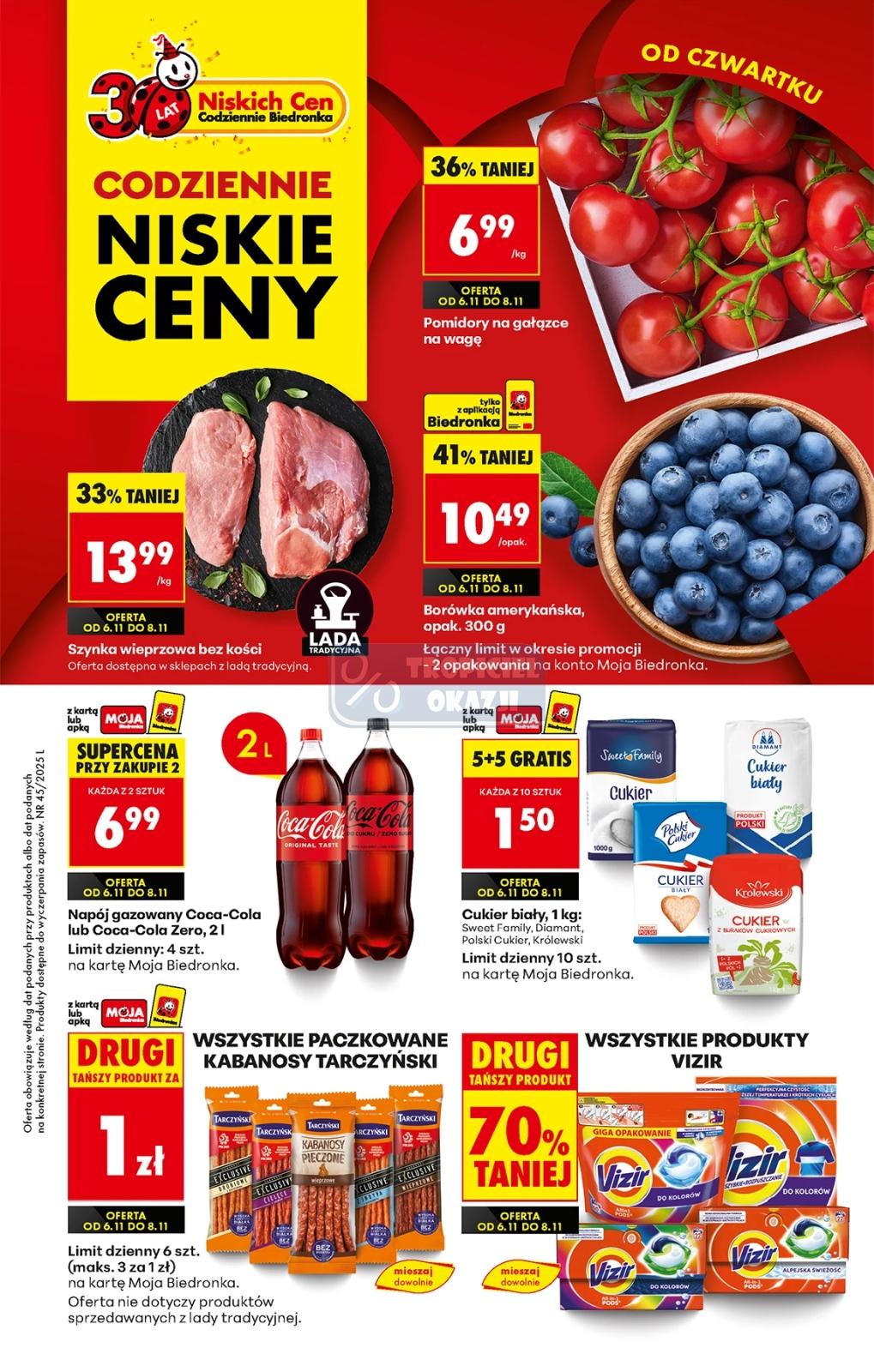 Gazetka promocyjna Biedronka str. 1