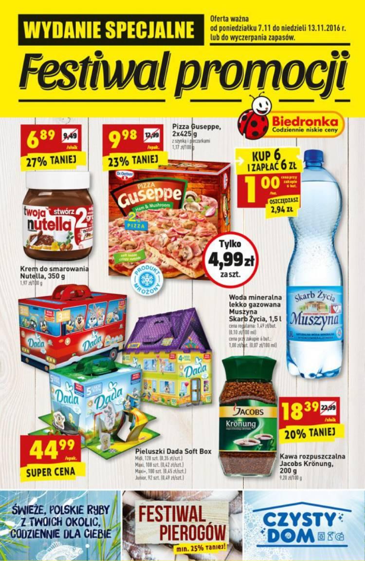 Gazetka promocyjna Biedronka str. 1