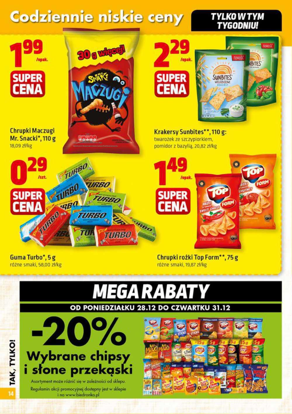 Gazetka promocyjna Biedronka str. 14