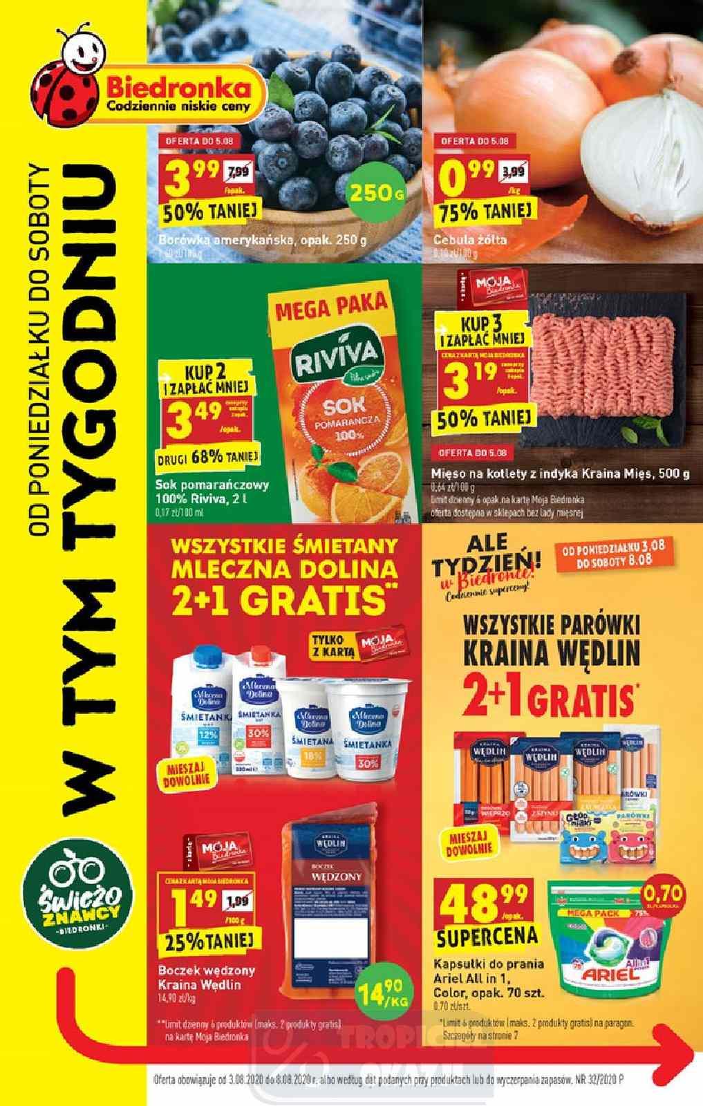 Gazetka promocyjna Biedronka str. 1