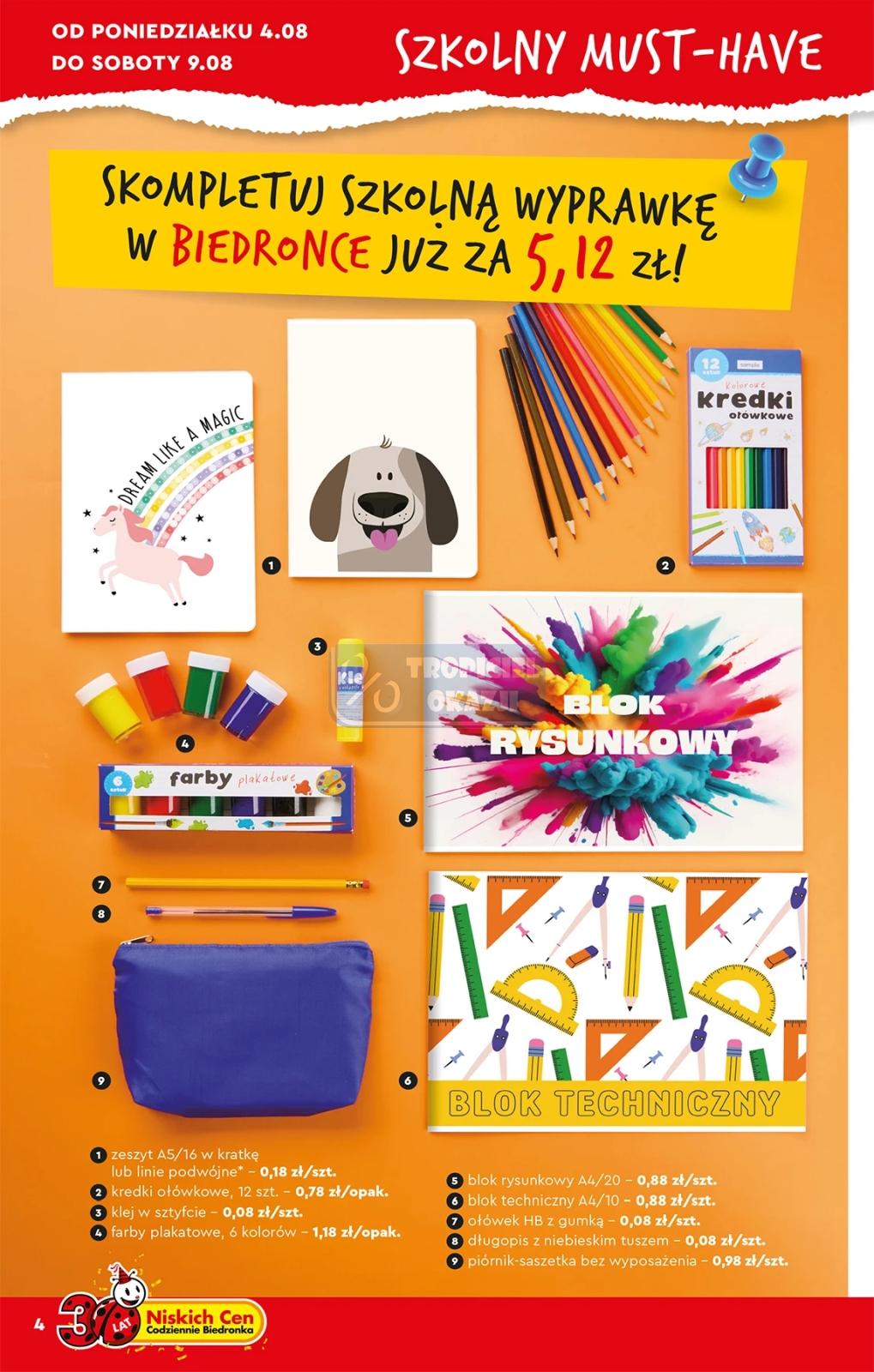 Gazetka promocyjna Biedronka str. 4