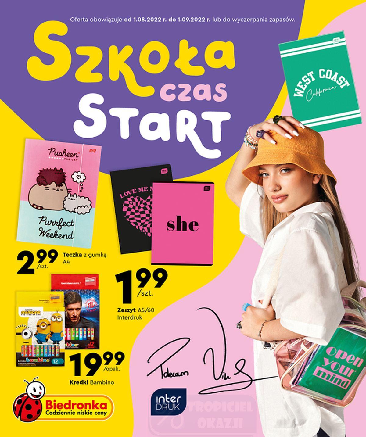 Gazetka promocyjna Biedronka str. 1