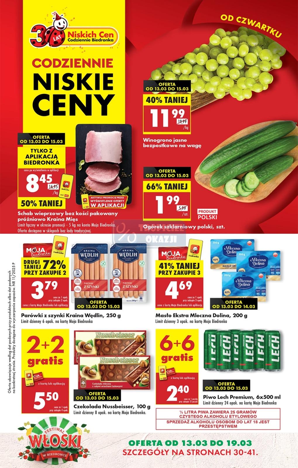 Gazetka promocyjna Biedronka str. 1