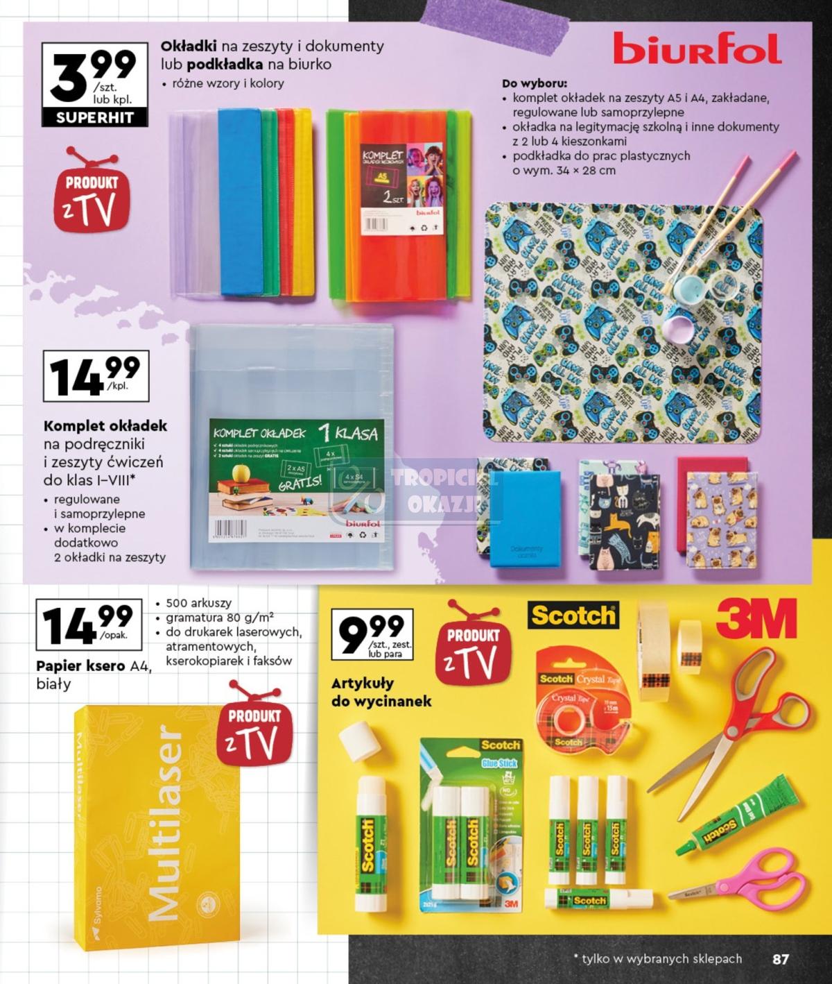 Gazetka promocyjna Biedronka str. 87