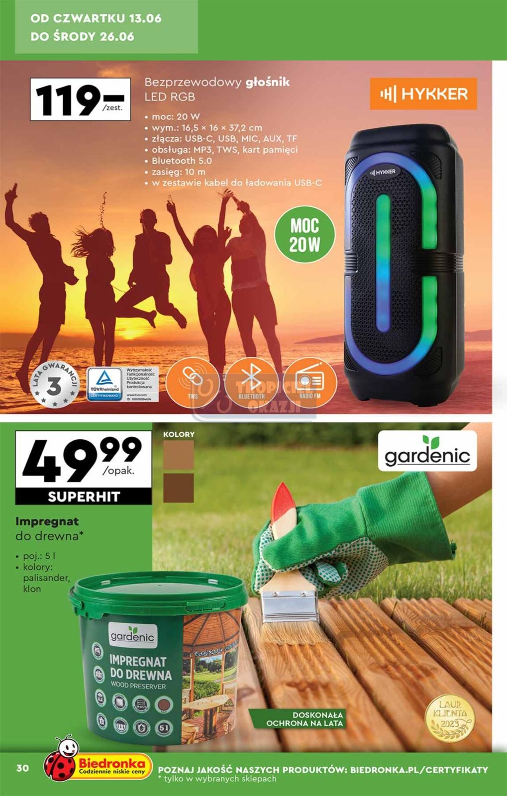 Gazetka promocyjna Biedronka str. 30