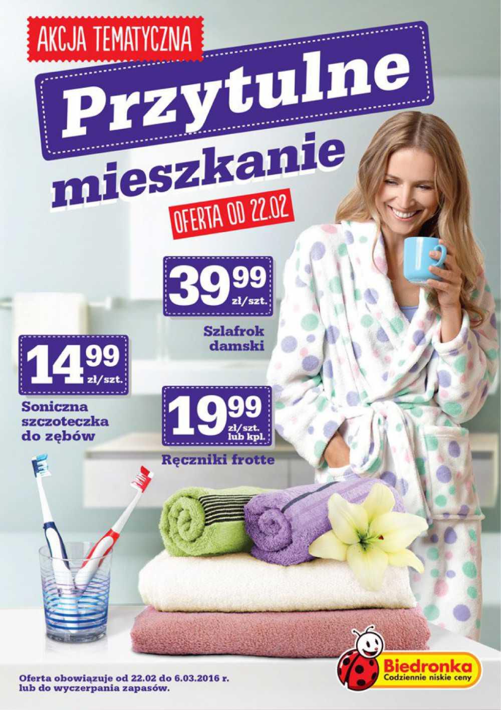 Gazetka promocyjna Biedronka str. 1