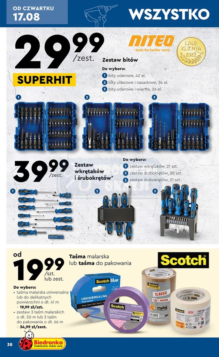 Gazetka promocyjna Biedronka str. 38