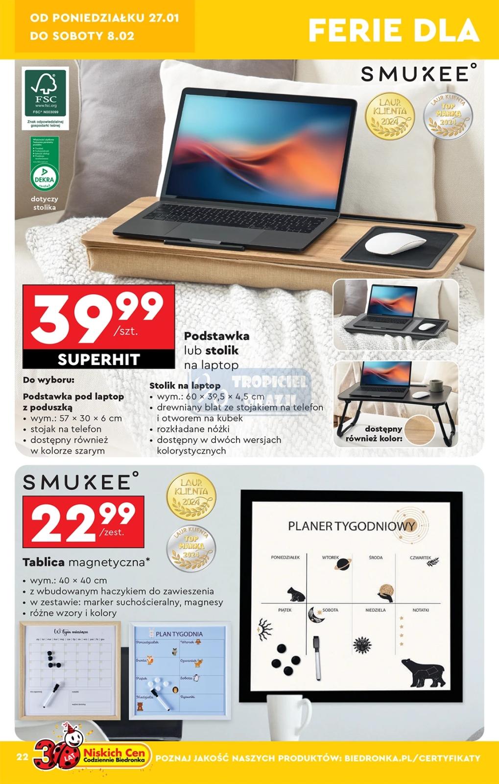 Gazetka promocyjna Biedronka str. 22