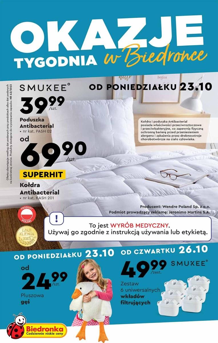 Gazetka promocyjna Biedronka str. 1