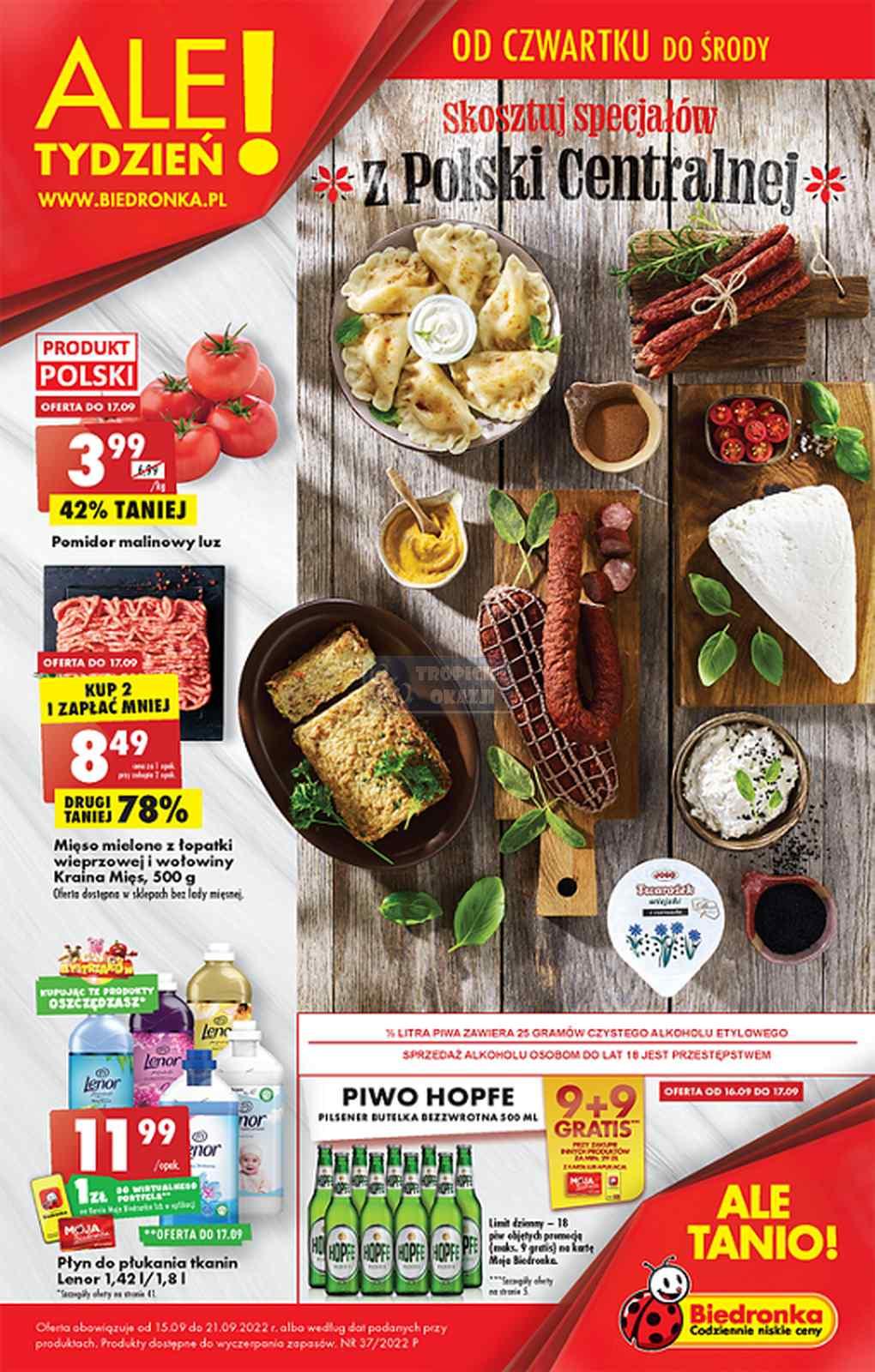 Gazetka promocyjna Biedronka str. 1