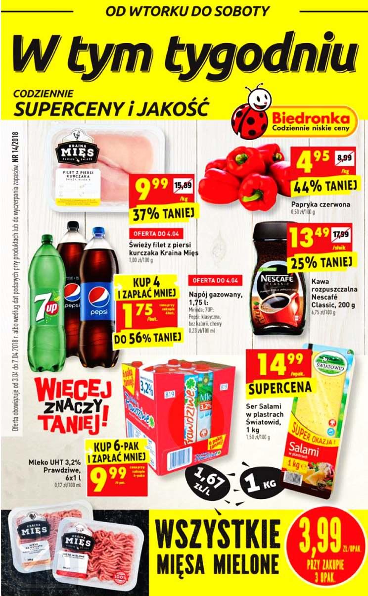 Gazetka promocyjna Biedronka str. 1