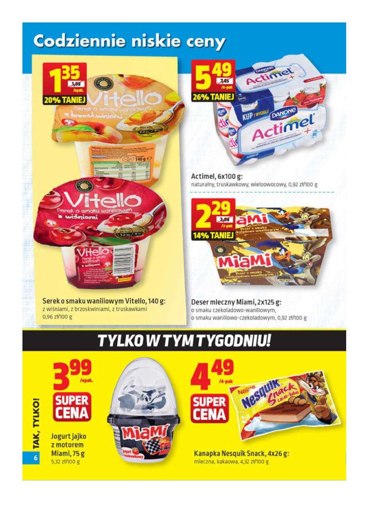 Gazetka promocyjna Biedronka str. 6