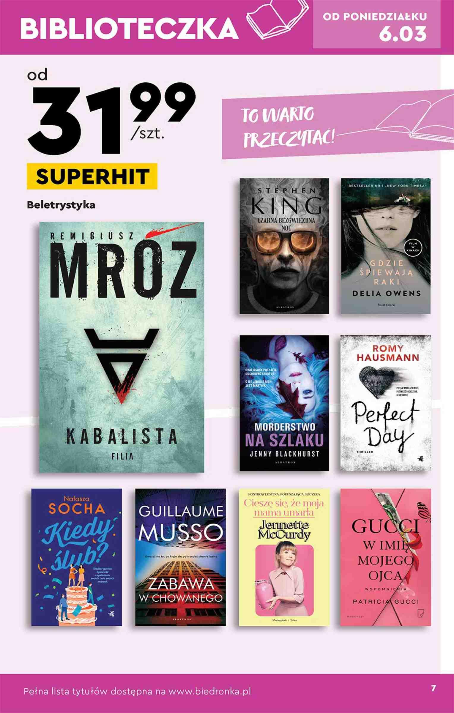 Gazetka promocyjna Biedronka str. 7