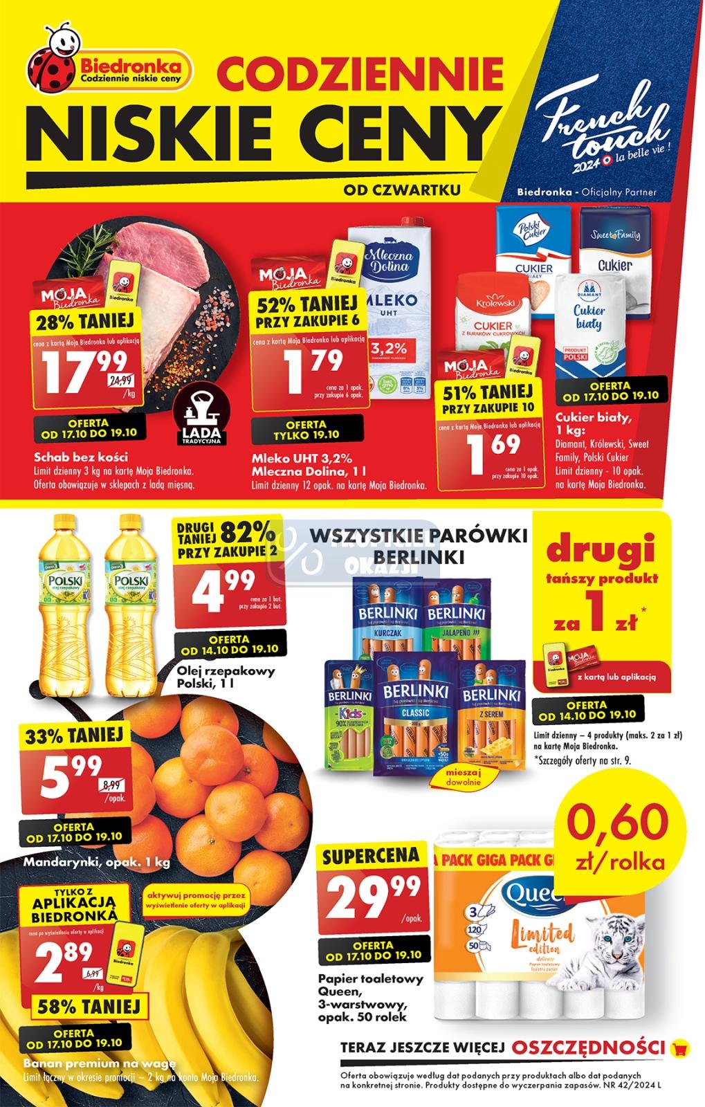 Gazetka promocyjna Biedronka str. 1