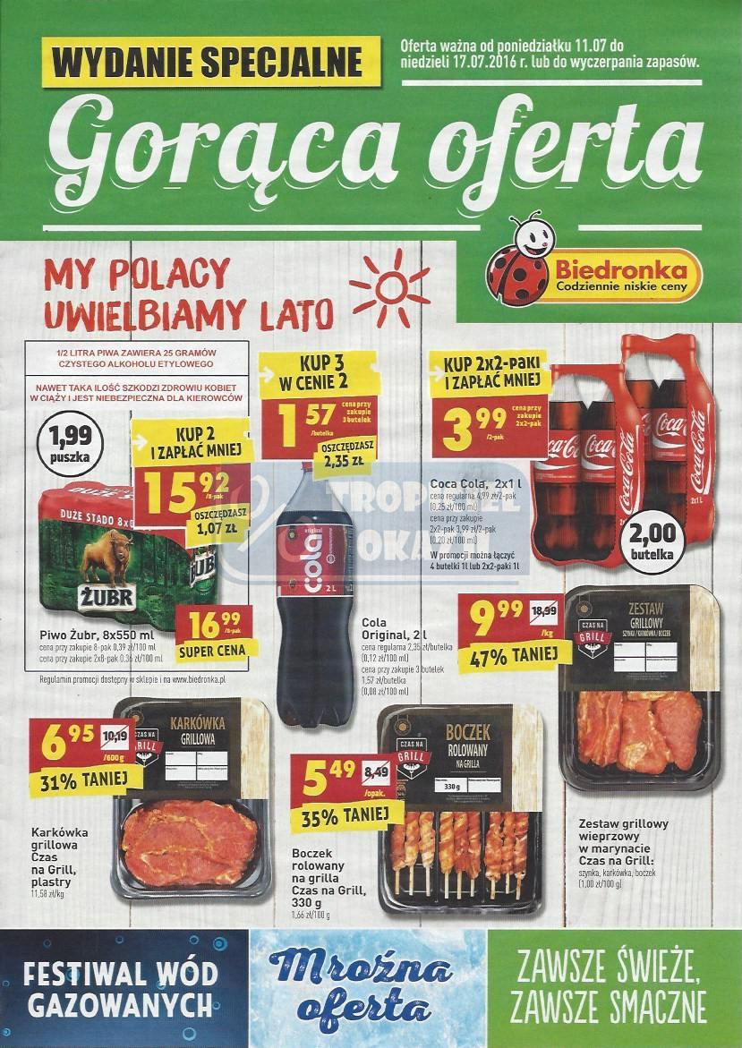 Gazetka promocyjna Biedronka str. 1