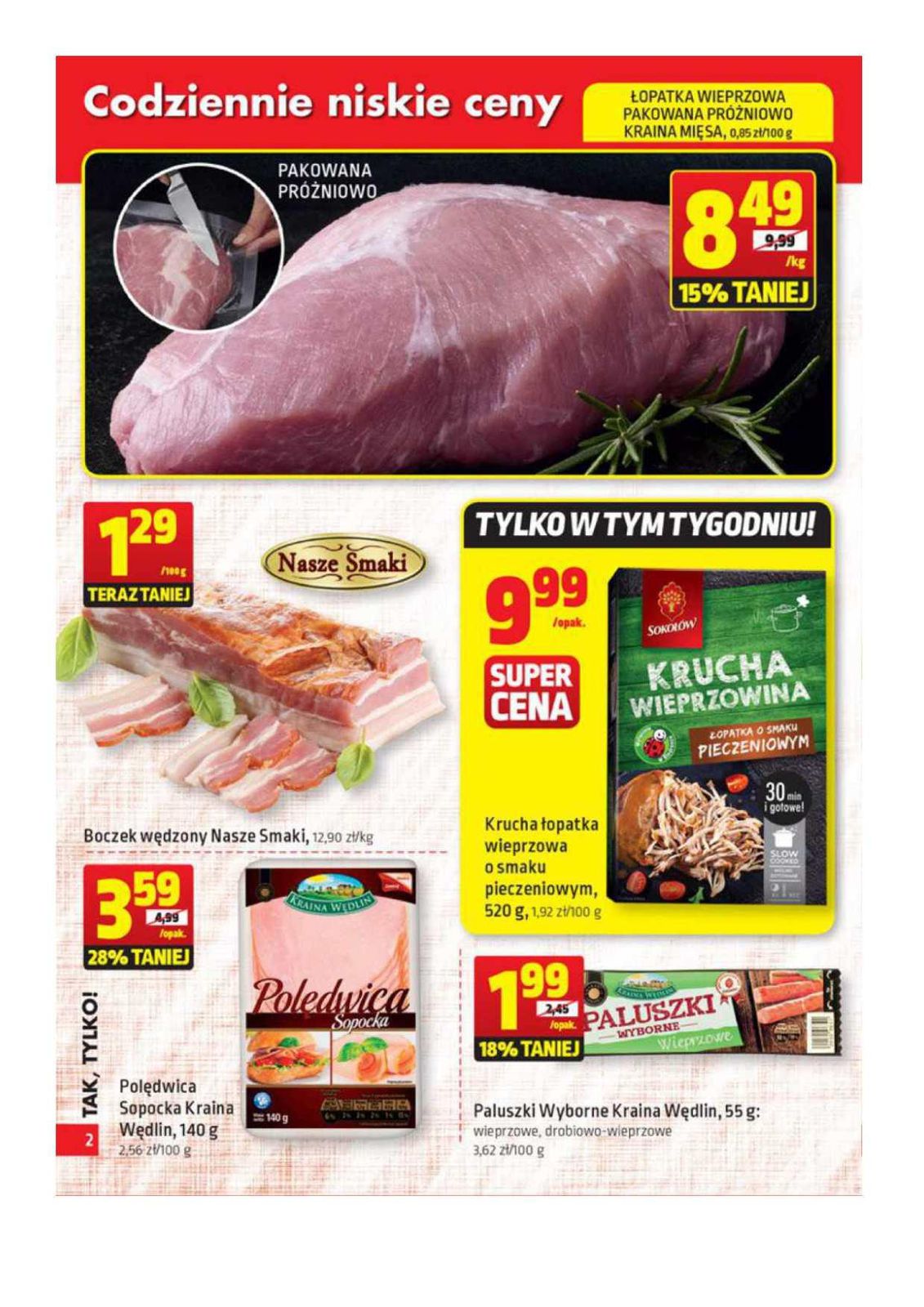 Gazetka promocyjna Biedronka str. 2