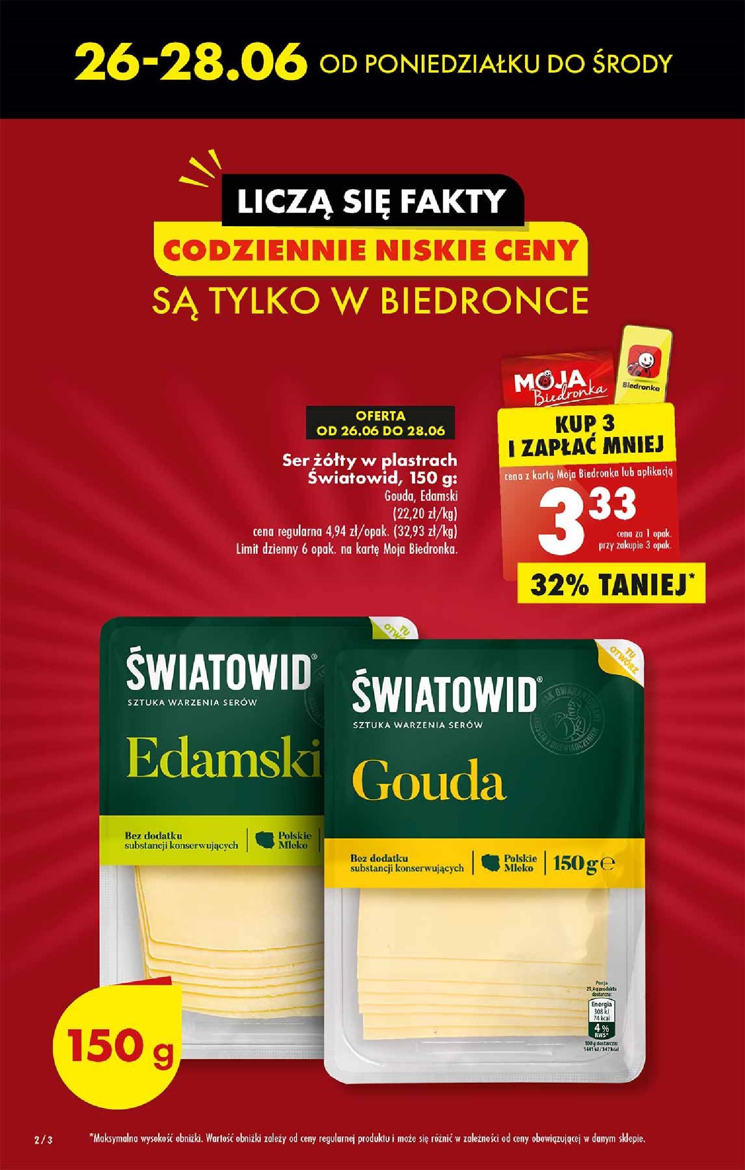 Gazetka promocyjna Biedronka str. 2