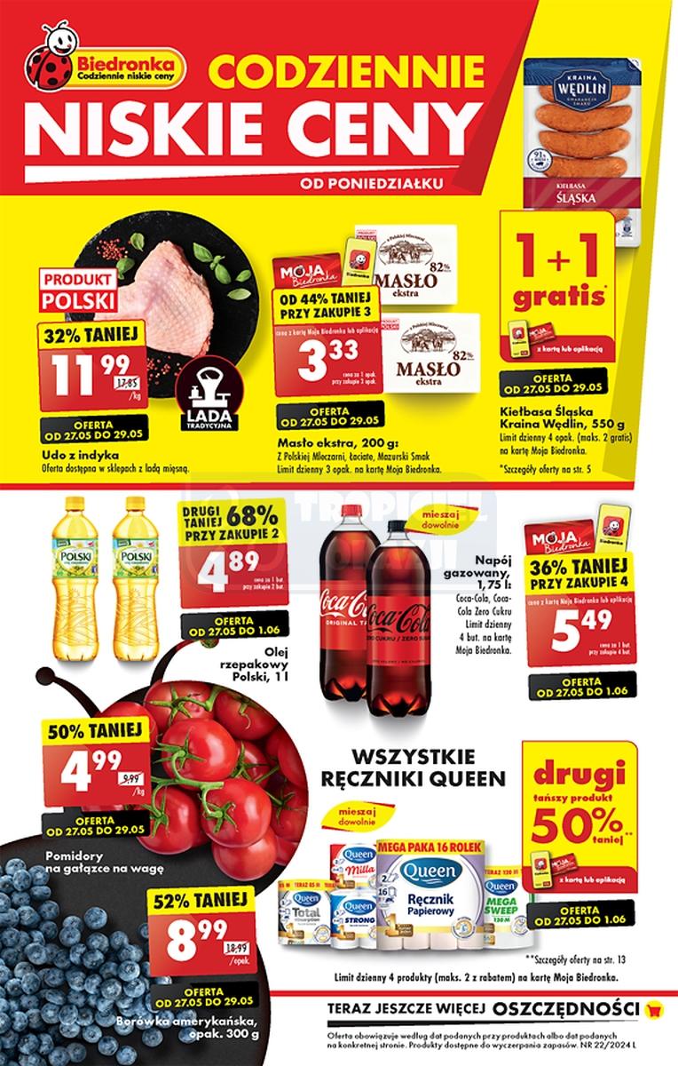 Gazetka promocyjna Biedronka str. 1