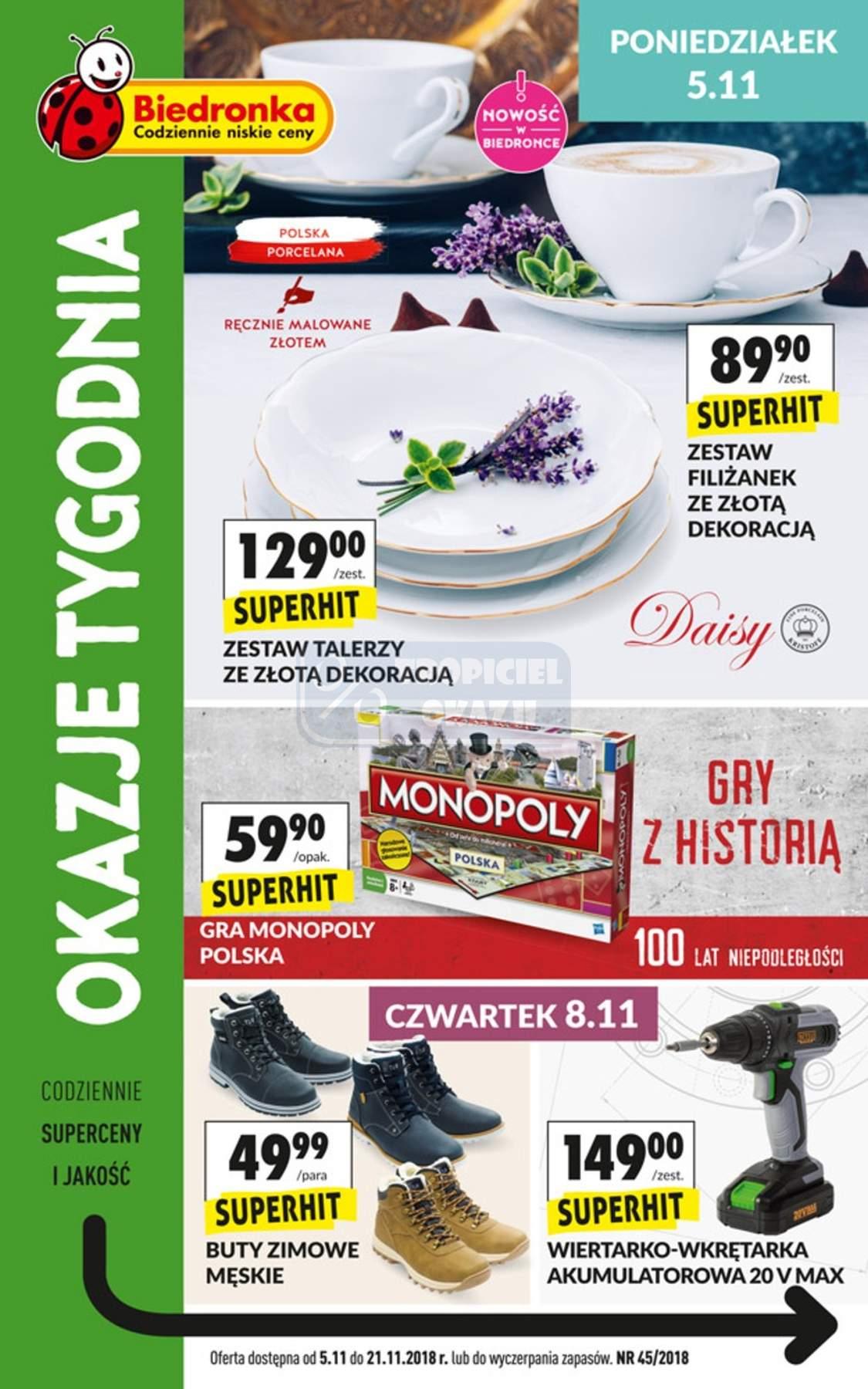 Gazetka promocyjna Biedronka str. 1