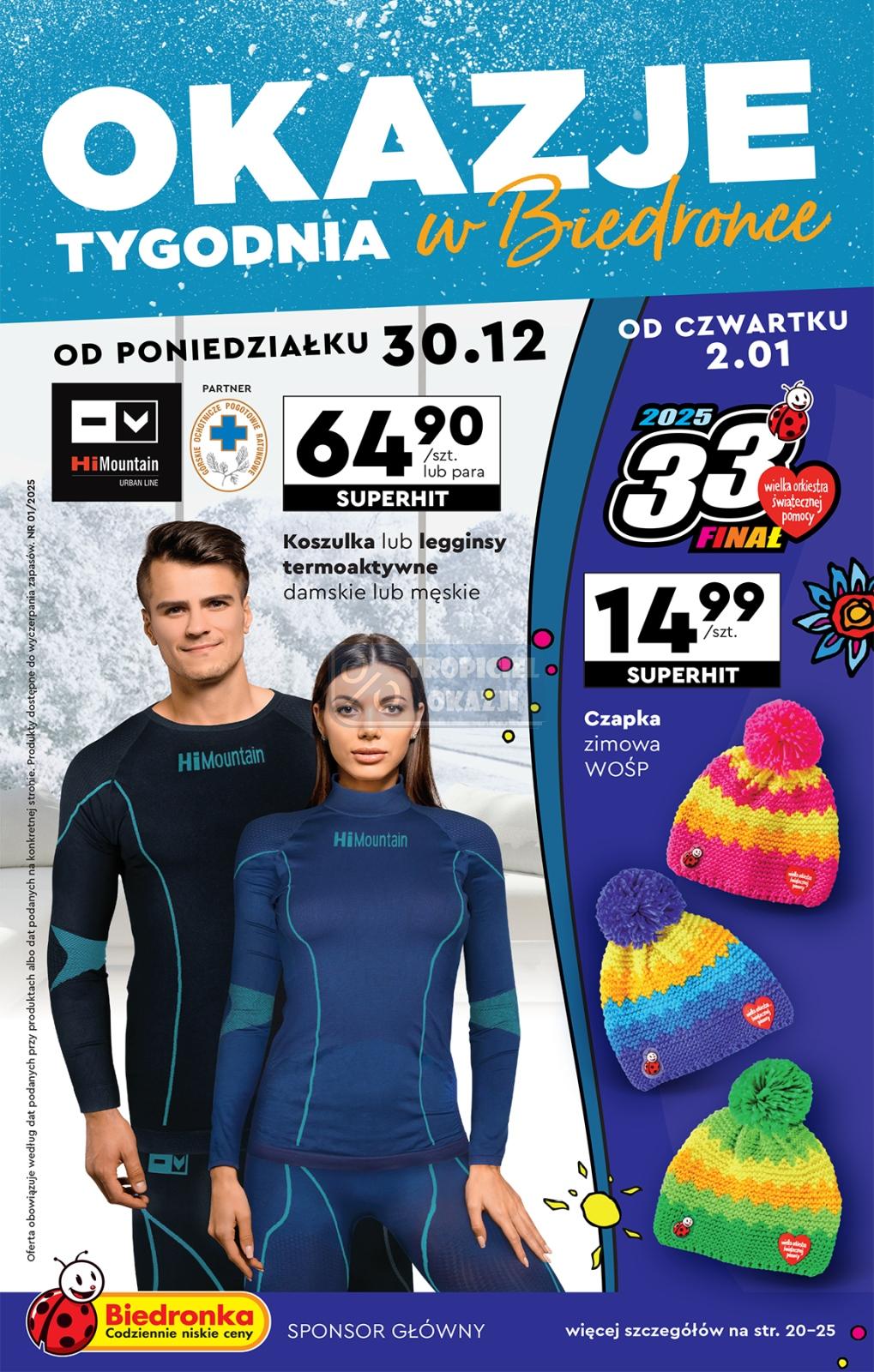 Gazetka promocyjna Biedronka str. 1