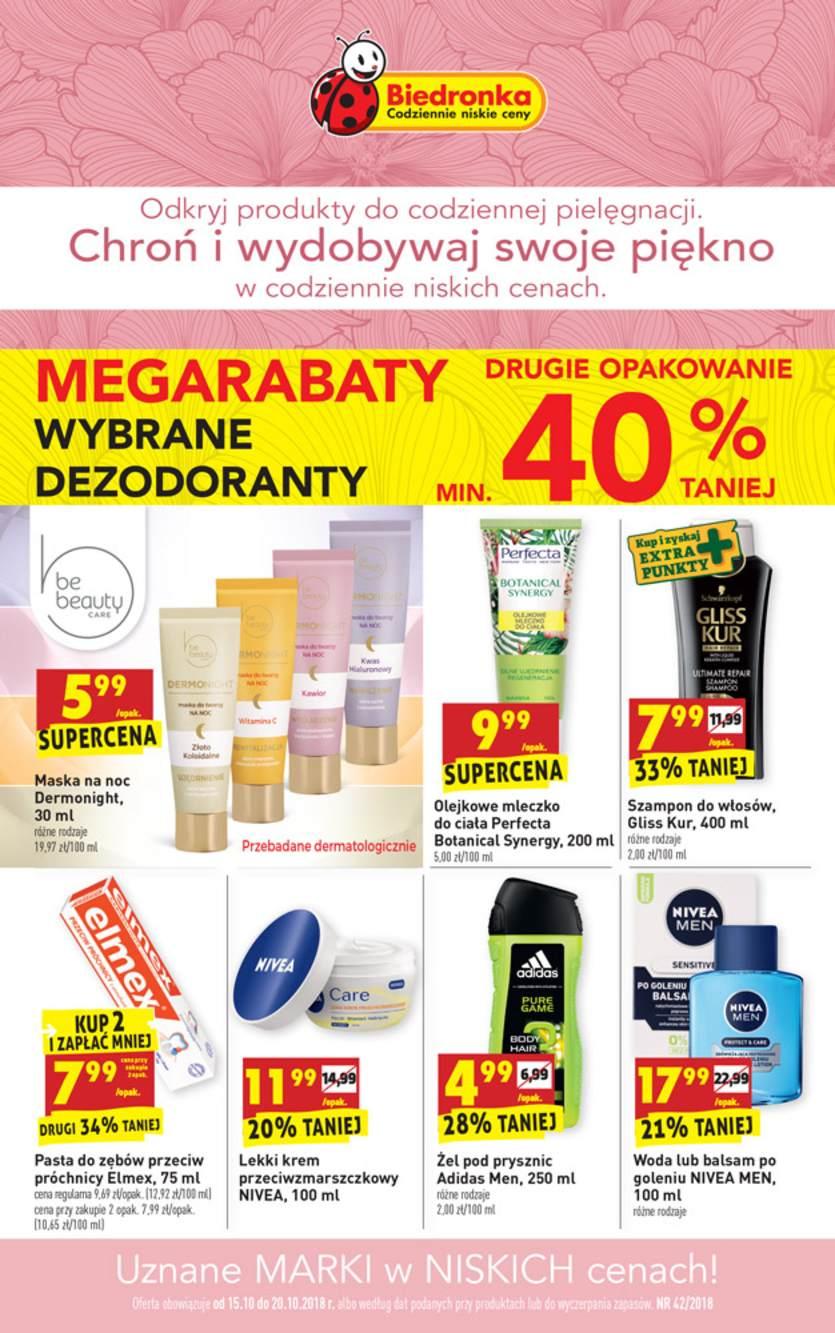 Gazetka promocyjna Biedronka str. 1