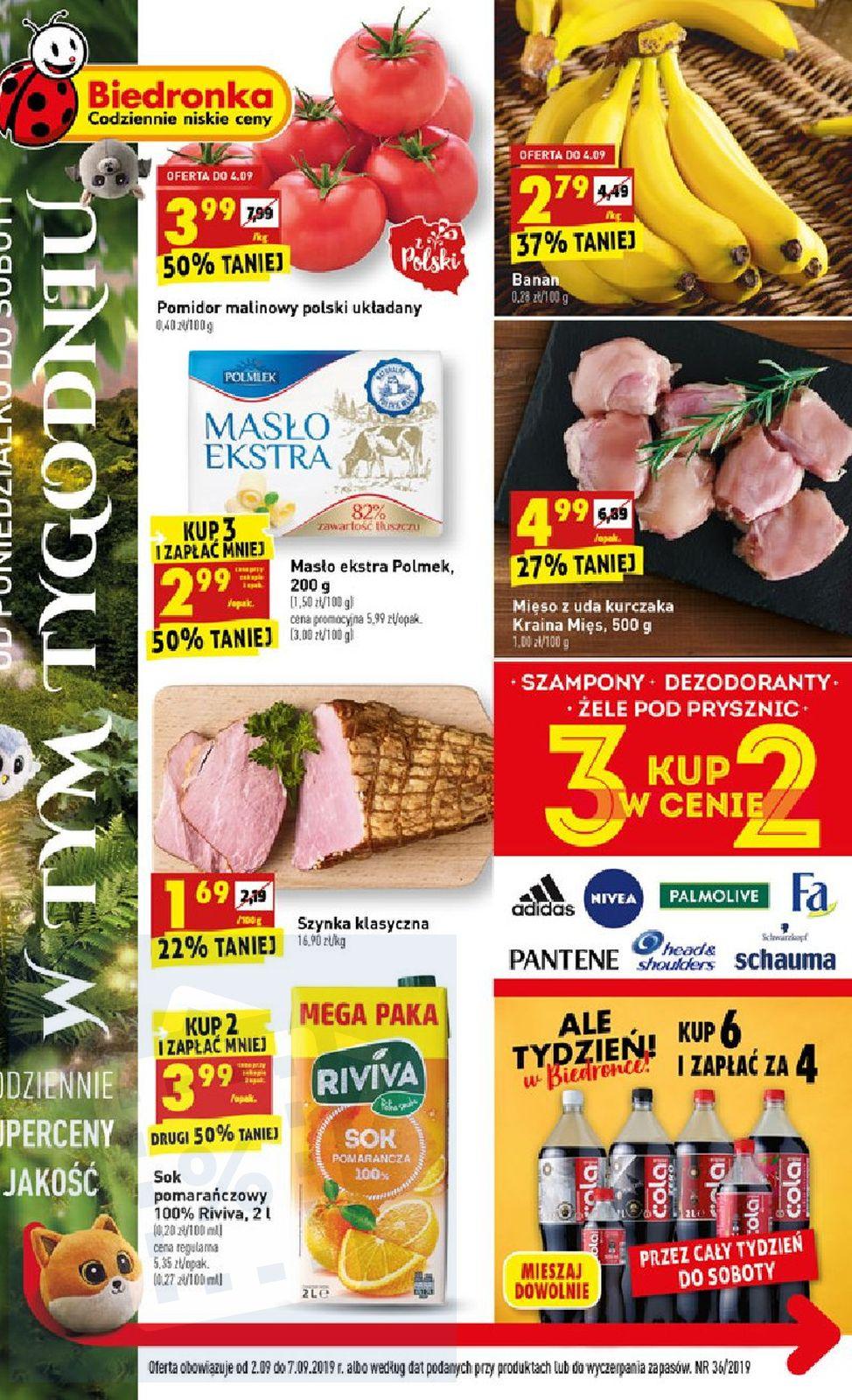 Gazetka promocyjna Biedronka str. 1