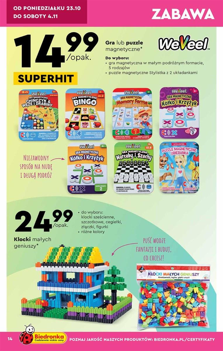 Gazetka promocyjna Biedronka str. 14