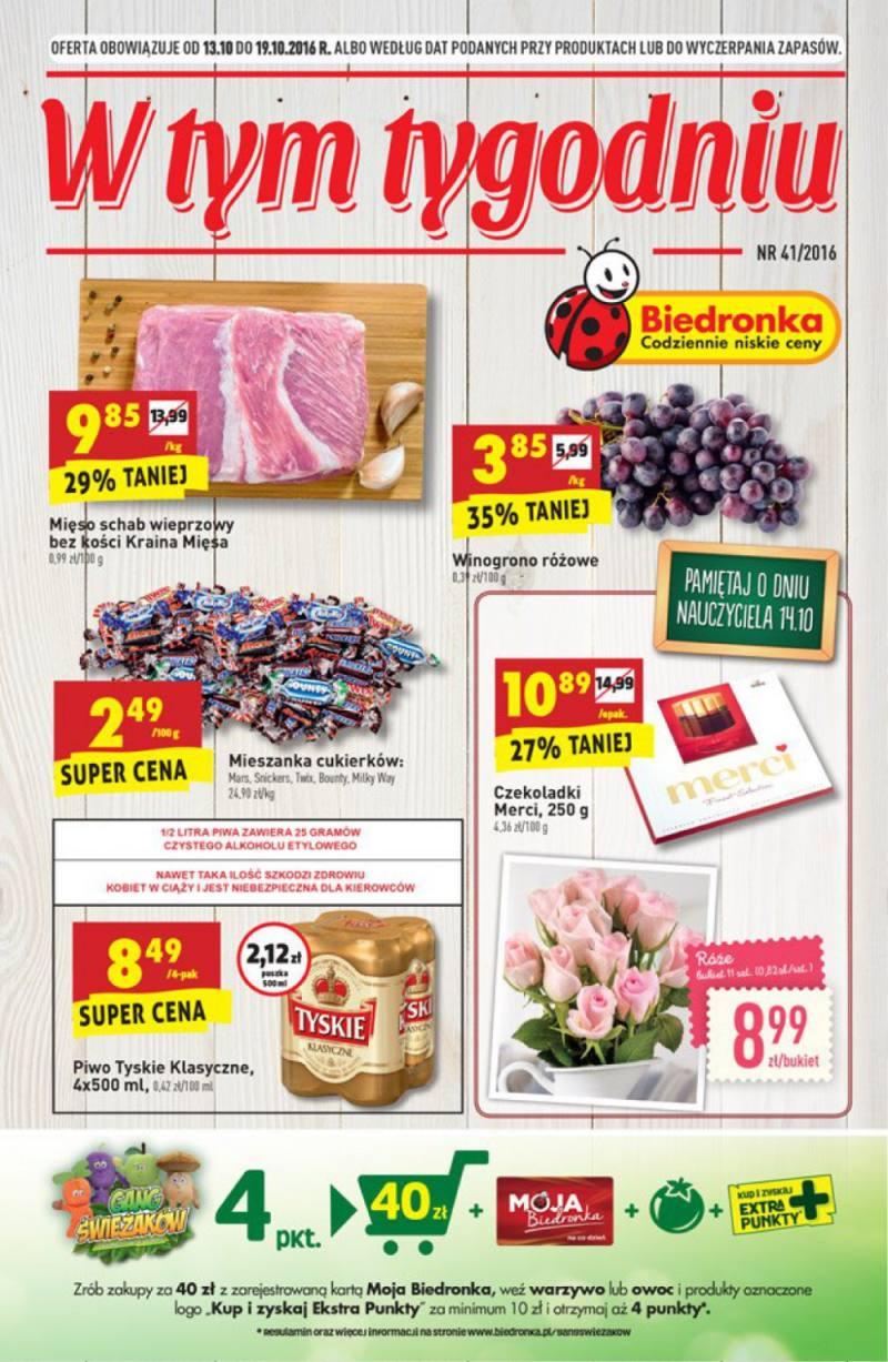 Gazetka promocyjna Biedronka str. 1