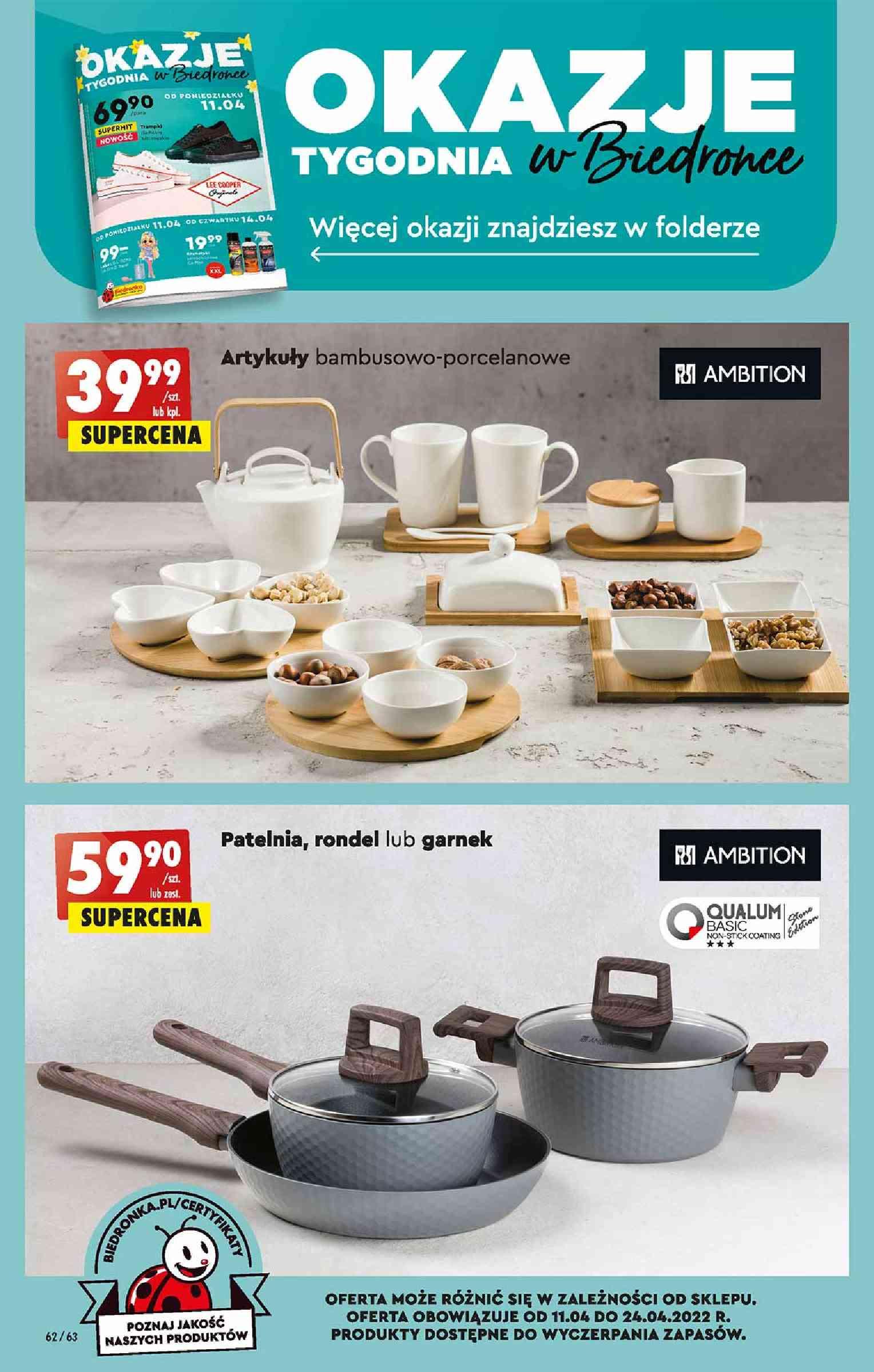 Gazetka promocyjna Biedronka str. 62