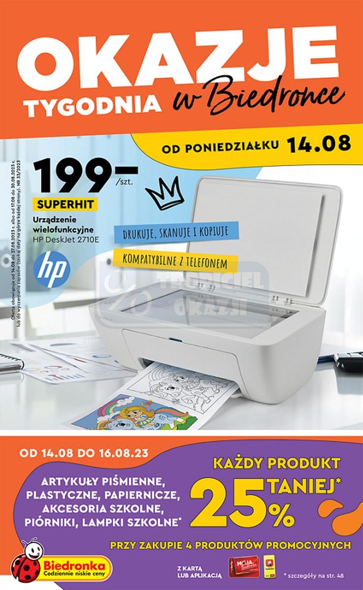 Gazetka promocyjna Biedronka str. 1