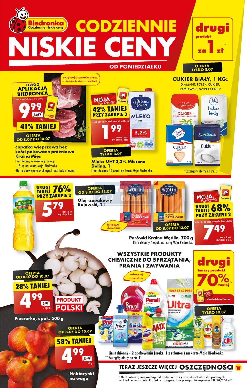 Gazetka promocyjna Biedronka str. 1