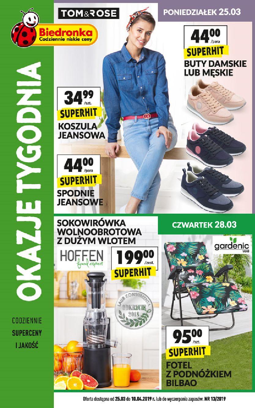 Gazetka promocyjna Biedronka str. 1