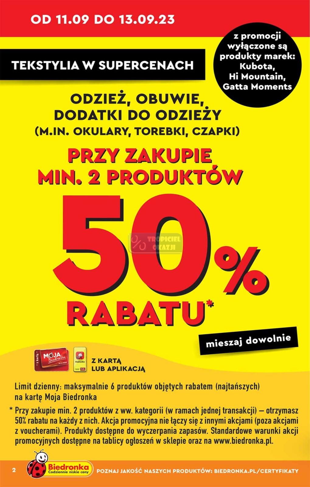 Gazetka promocyjna Biedronka str. 2