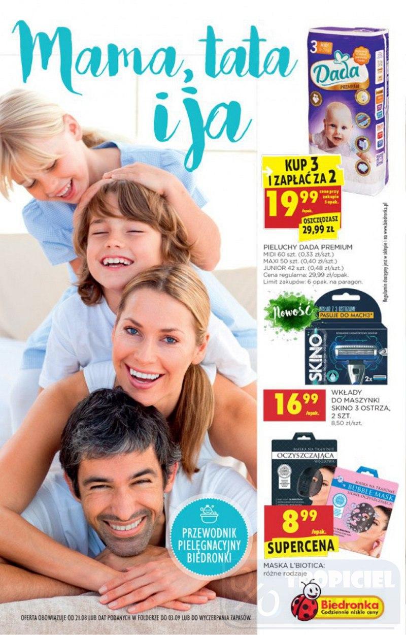 Gazetka promocyjna Biedronka str. 1
