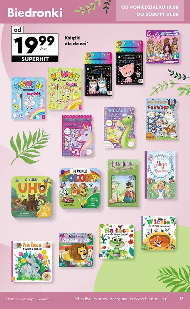 Gazetka promocyjna Biedronka str. 17