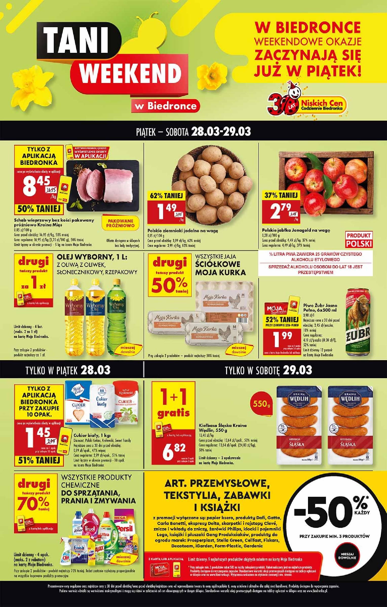 Gazetka promocyjna Biedronka str. 1
