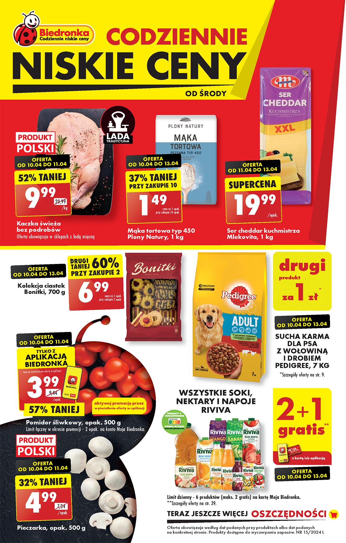 Gazetka promocyjna Biedronka str. 1