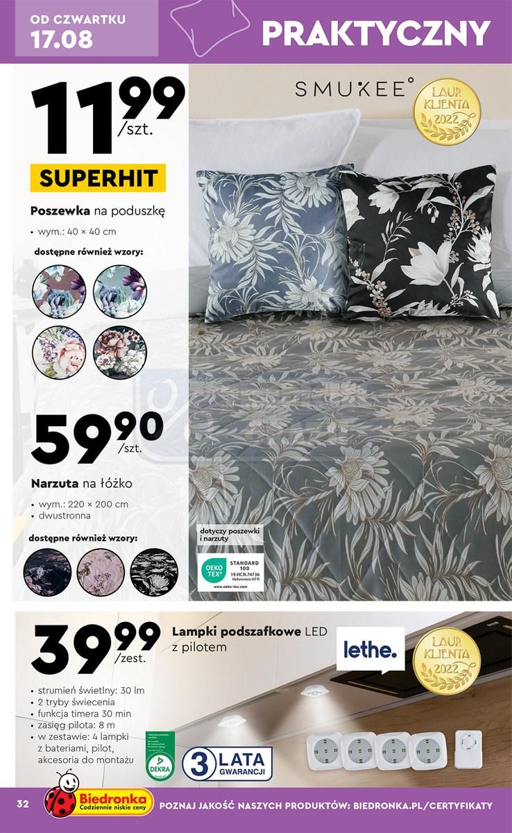 Gazetka promocyjna Biedronka str. 32