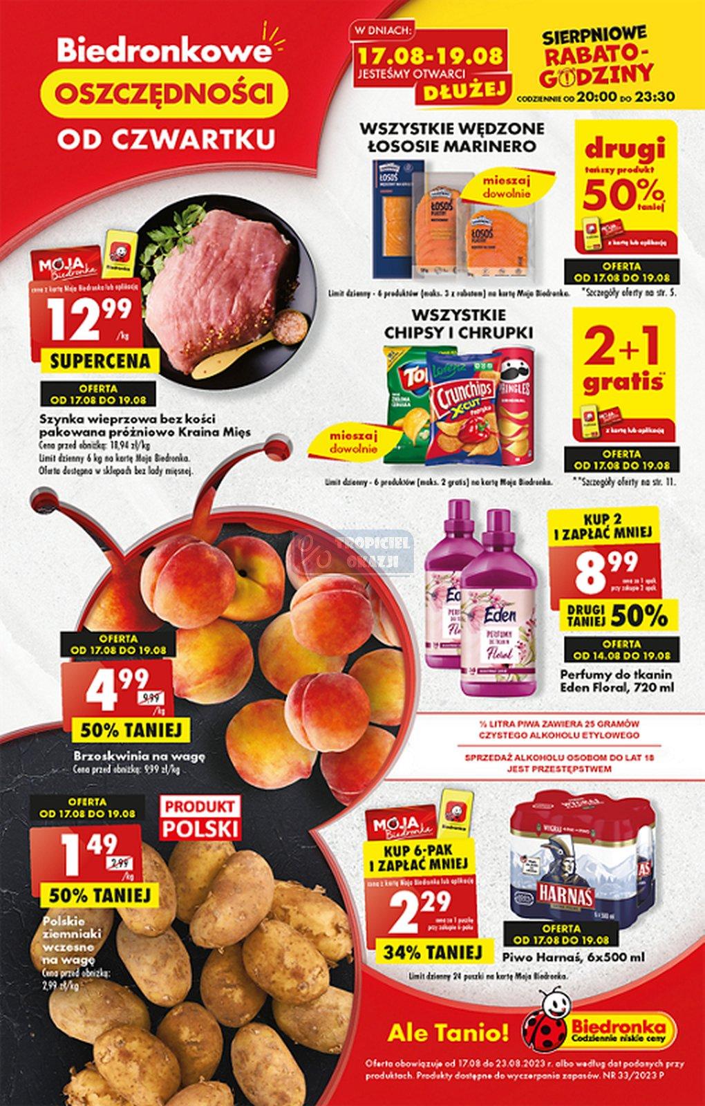 Gazetka promocyjna Biedronka str. 1