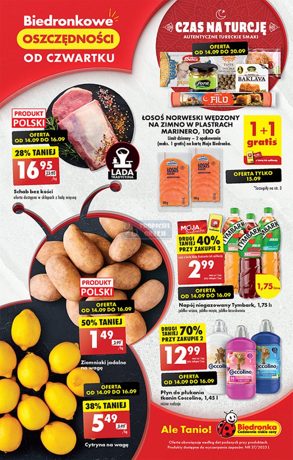 Gazetka promocyjna Biedronka str. 1