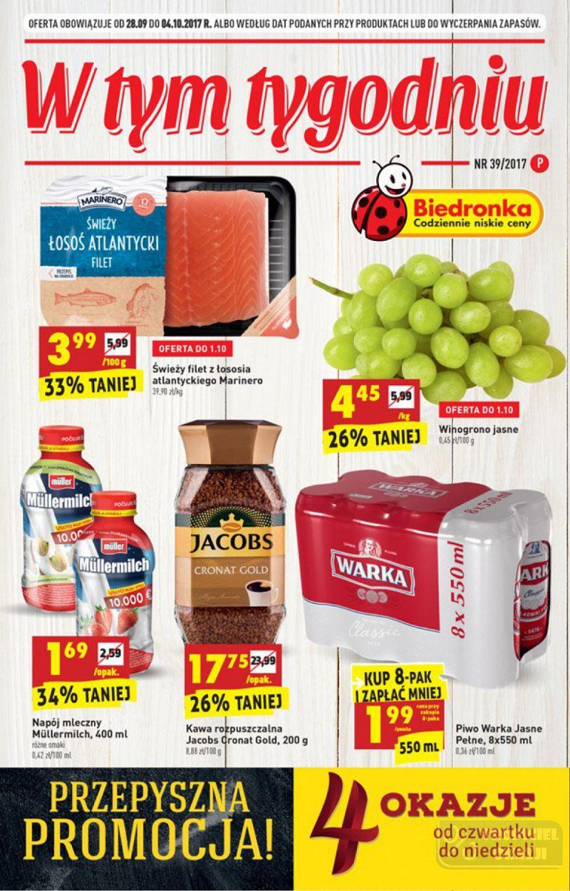 Gazetka promocyjna Biedronka str. 1