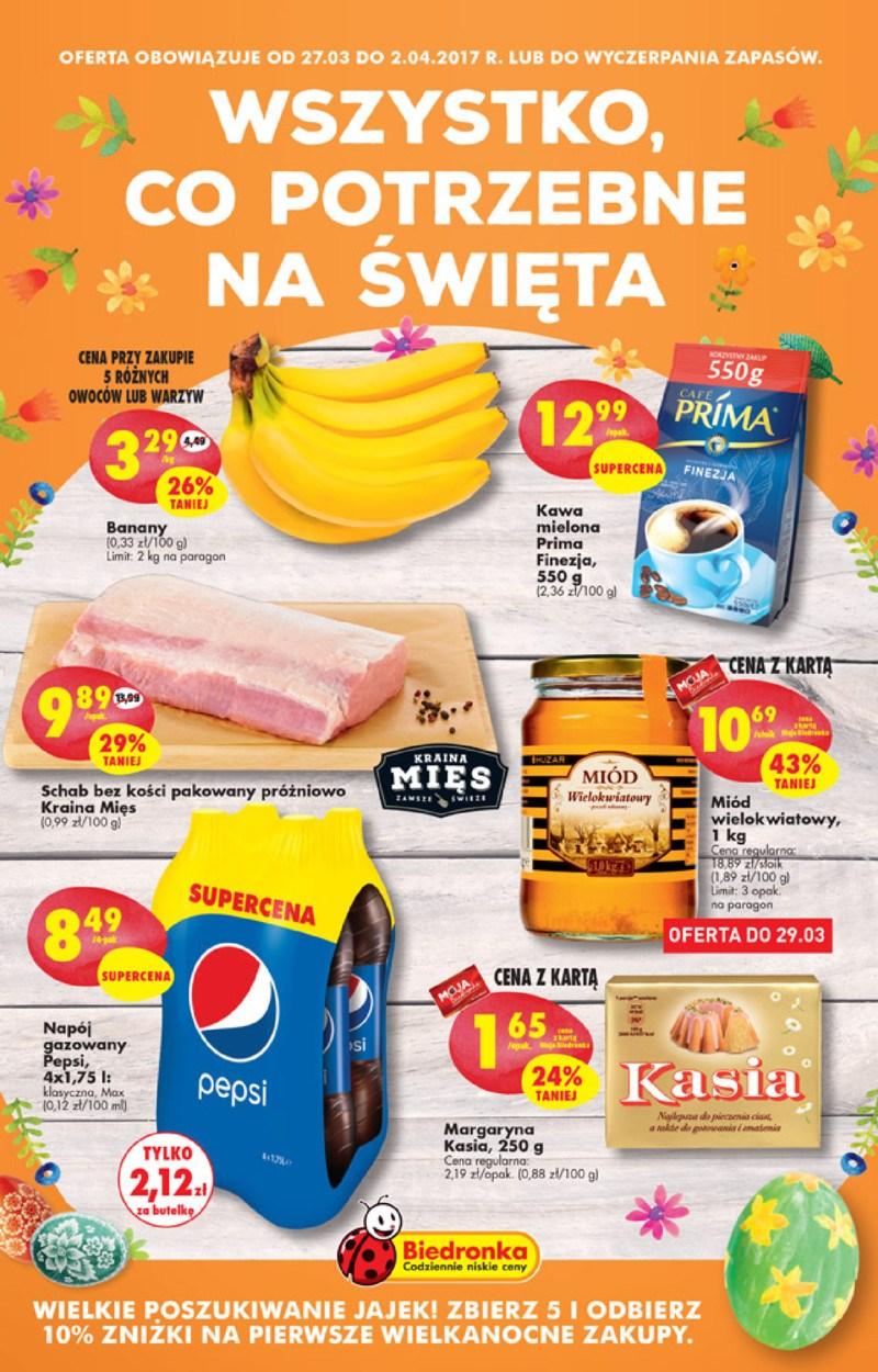 Gazetka promocyjna Biedronka str. 1