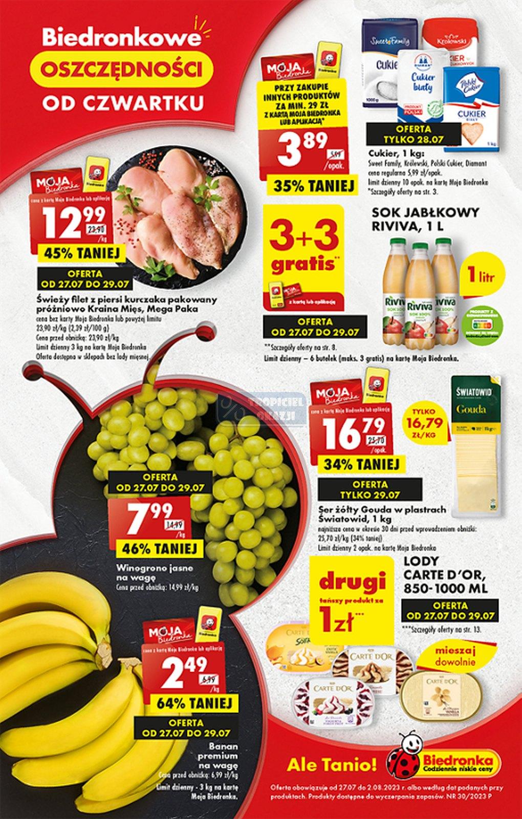 Gazetka promocyjna Biedronka str. 1