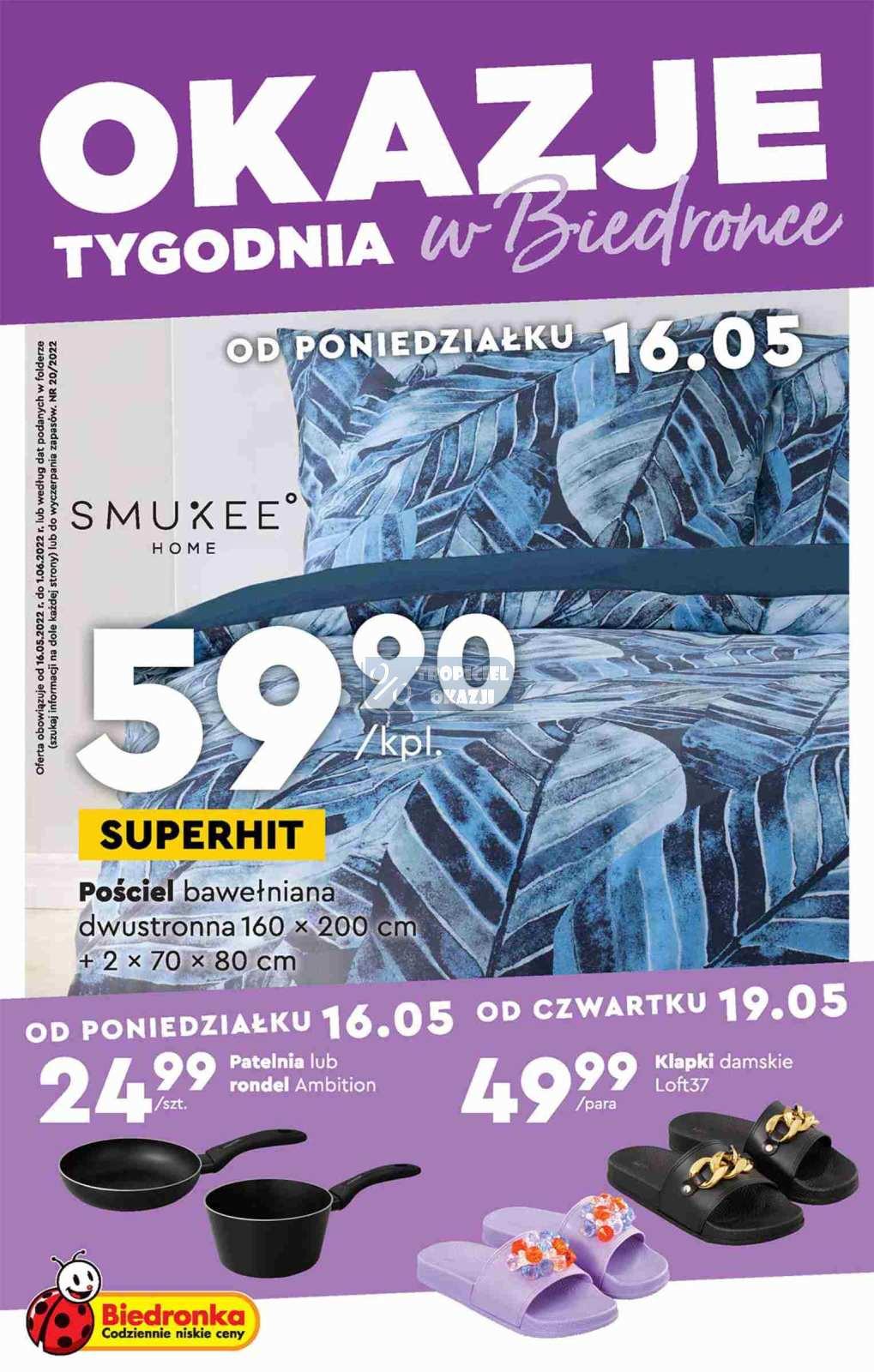 Gazetka promocyjna Biedronka str. 1