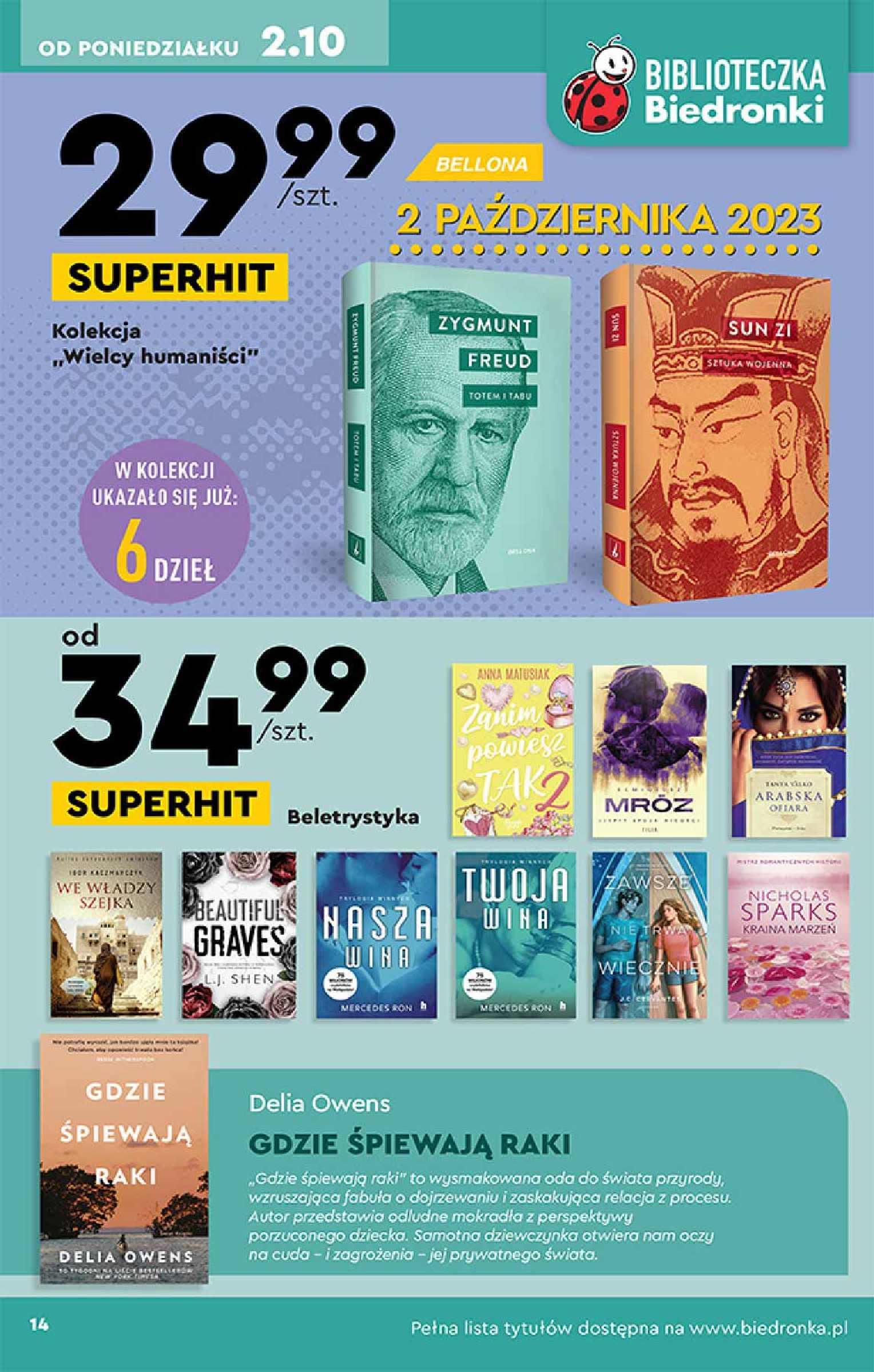 Gazetka promocyjna Biedronka str. 14