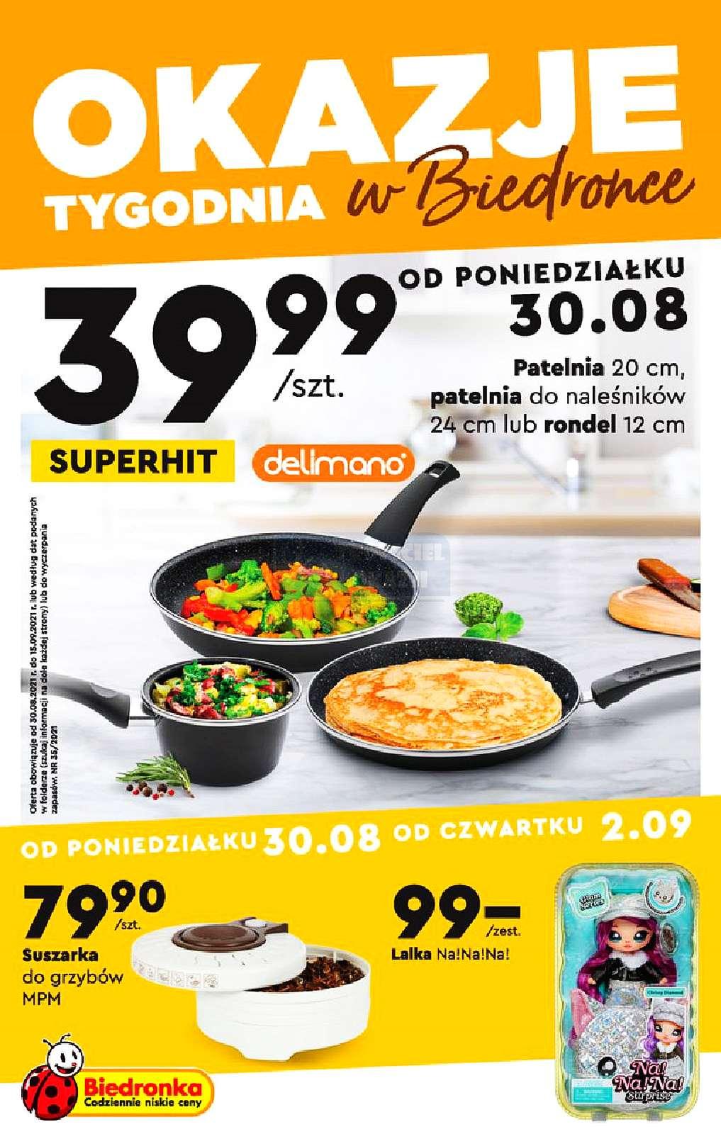 Gazetka promocyjna Biedronka str. 1
